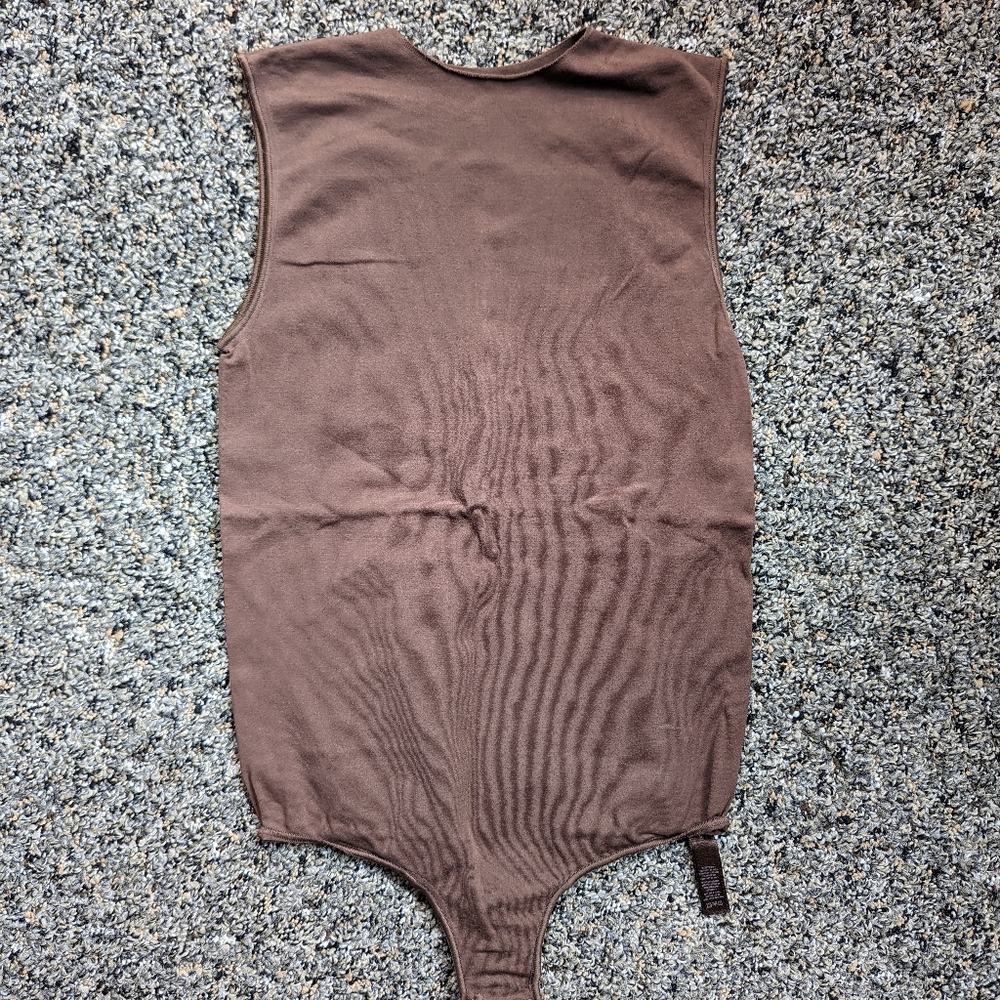 SKIMS Brown Bodysuit